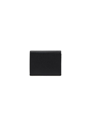 Main View - Click To Enlarge - THOM BROWNE  - LC-873027763-DOUBLE CREDIT CARD HOLDER W FLAP IN PEBBLE GRAIN L