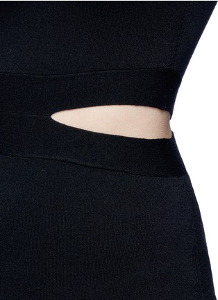 Detail View - Click To Enlarge - ELIZABETH AND JAMES - 'Railey' cutout waist knit dress