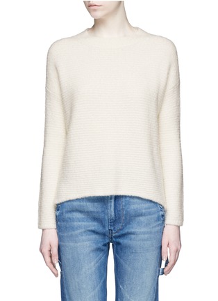 Main View - Click To Enlarge - VINCE - Wool-cashmere bouclé knit sweater