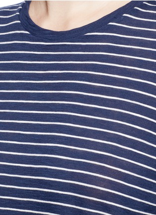 Detail View - Click To Enlarge - VINCE - Stripe Pima cotton jersey T-shirt