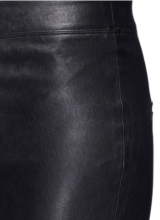 Detail View - Click To Enlarge - HELMUT LANG - Stretch lambskin leather leggings