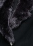 Detail View - Click To Enlarge - HELMUT LANG - Detachable faux fur collar wool coat