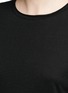 Detail View - Click To Enlarge - HELMUT LANG - Back strap cotton-cashmere T-shirt