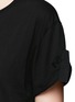 Detail View - Click To Enlarge - HELMUT LANG - Back strap cotton-cashmere T-shirt