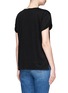 Back View - Click To Enlarge - HELMUT LANG - Back strap cotton-cashmere T-shirt