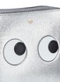 Detail View - Click To Enlarge - ANYA HINDMARCH - 'Eyes' embossed metallic leather crossbody bag
