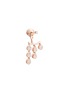 Main View - Click To Enlarge - OFÉE - Dis-moi oui' diamond 18k rose gold drop single earring