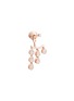 Main View - Click To Enlarge - OFÉE - Dis-moi oui' diamond 18k rose gold drop single earring