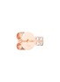 Main View - Click To Enlarge - OFÉE - Carré Chic' diamond 18k rose gold single stud earring
