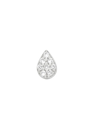 Main View - Click To Enlarge - OFÉE - Dis-moi oui' diamond 18k white gold single teardrop stud earring