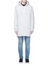 Main View - Click To Enlarge - T BY ALEXANDER WANG - Dip hem hooded jersey parka
