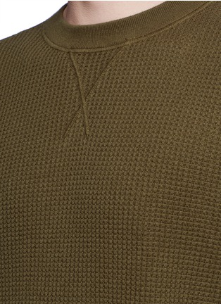 Detail View - Click To Enlarge - T BY ALEXANDER WANG - Waffle knit sweater