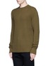 Front View - Click To Enlarge - T BY ALEXANDER WANG - Waffle knit sweater