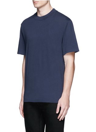 Front View - Click To Enlarge - T BY ALEXANDER WANG - High crew neck cotton jersey T-shirt