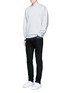 Figure View - Click To Enlarge - T BY ALEXANDER WANG - Stripe linen T-shirt