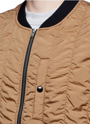 Detail View - Click To Enlarge - T BY ALEXANDER WANG - Quilted bomber jacket