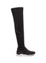 Main View - Click To Enlarge - ASH - 'Miracle' faux suede thigh high sneakers