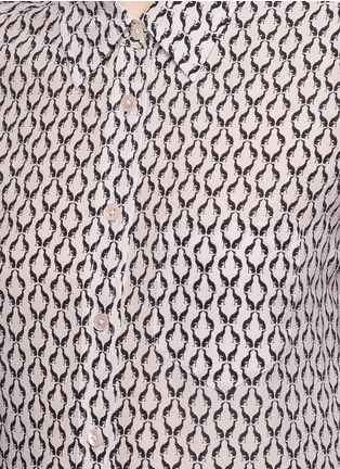 Detail View - Click To Enlarge - EQUIPMENT - 'Brett' animal print silk shirt