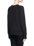 Back View - Click To Enlarge - RAG & BONE - Broken heart patch French terry sweatshirt