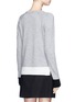 Back View - Click To Enlarge - RAG & BONE - 'Charley' split hem wool-cashmere sweater