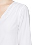Detail View - Click To Enlarge - RAG & BONE - Folded drape front cotton-silk blouse