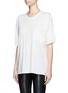 Front View - Click To Enlarge - RAG & BONE - 'The Big Tee' pocket oversized cotton T-shirt