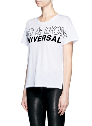 Front View - Click To Enlarge - RAG & BONE - Logo graphic print T-shirt