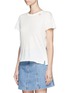 Front View - Click To Enlarge - RAG & BONE - 'Vintage Crew' heart embroidered T-shirt