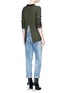 Figure View - Click To Enlarge - RAG & BONE - 'Carly' contrast crew neck split back sweater