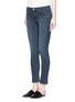 Front View - Click To Enlarge - RAG & BONE - 'Capri' distressed cuff skinny jeans