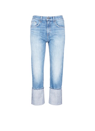 Main View - Click To Enlarge - RAG & BONE - 'Marilyn' cropped foldup cuff jeans