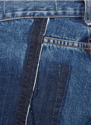 Detail View - Click To Enlarge - RAG & BONE - Denim patchwork cropped pants