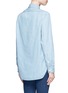 Back View - Click To Enlarge - RAG & BONE - Heart embroidered cotton chambray boyfriend shirt