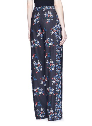 Back View - Click To Enlarge - 72723 - 'Posie' floral print sateen pants