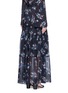 Back View - Click To Enlarge - 72723 - 'Posie' floral print tiered silk maxi skirt