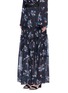 Front View - Click To Enlarge - 72723 - 'Posie' floral print tiered silk maxi skirt