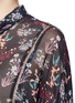 Detail View - Click To Enlarge - 72723 - Garden floral print batwing silk shirt