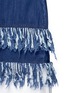 Detail View - Click To Enlarge - 72723 - Frayed fringe cotton denim tunic