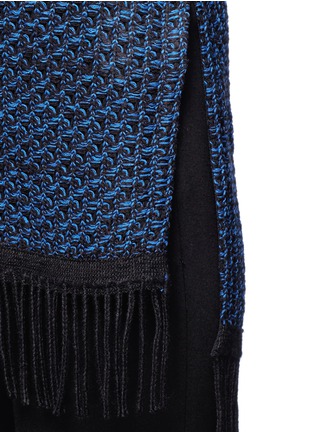 Detail View - Click To Enlarge - 72723 - Fringe knit sleeveless top