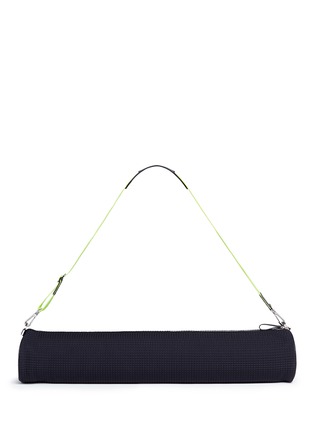 Back View - Click To Enlarge - MONREAL - 'Namaste' quilted scuba yoga mat bag