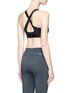 Back View - Click To Enlarge - MONREAL - 'Power' star mesh insert sports bra