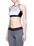 Front View - Click To Enlarge - MONREAL - Reflective power sports bra