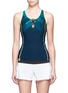 Main View - Click To Enlarge - MONREAL - 'Action' shadow print racer back tank top