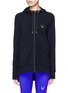 Main View - Click To Enlarge - LUCAS HUGH - 'Halo' hooded wool blend zip jacket