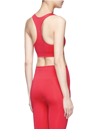 Back View - Click To Enlarge - LUCAS HUGH - Technical knit racerback sports bra