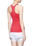 Back View - Click To Enlarge - LUCAS HUGH - Technical knit racerback tank top