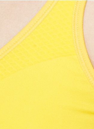 Detail View - Click To Enlarge - LUCAS HUGH - Technical knit sports bra