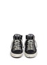 Front View - Click To Enlarge - GOLDEN GOOSE - 'Slide' stud smudged leather high top sneakers