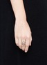 Figure View - Click To Enlarge - ANABELA CHAN - 'Bouquet' diamond mother of pearl ring