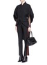 Figure View - Click To Enlarge - GIVENCHY - 'Pandora' small sheepskin leather bag